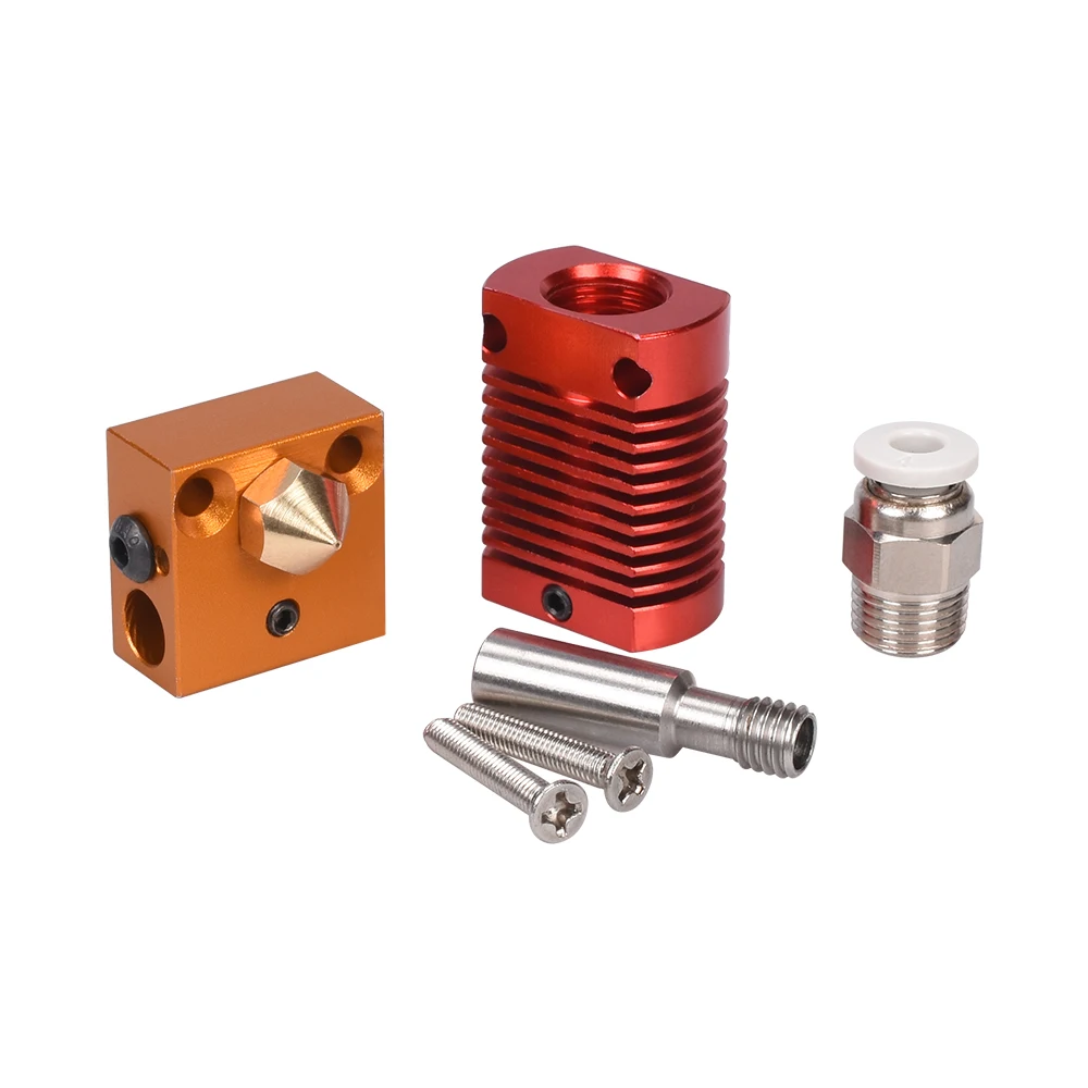 Комплект экструдера CR10 Hotend 1 75 мм 0 4 насадка MK8 экструдер J нагревательная головка