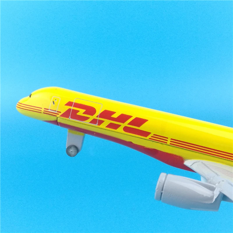 16 см колесный DHL грузовой самолет Boeing B757 с трёхмерными чертёжами украшения