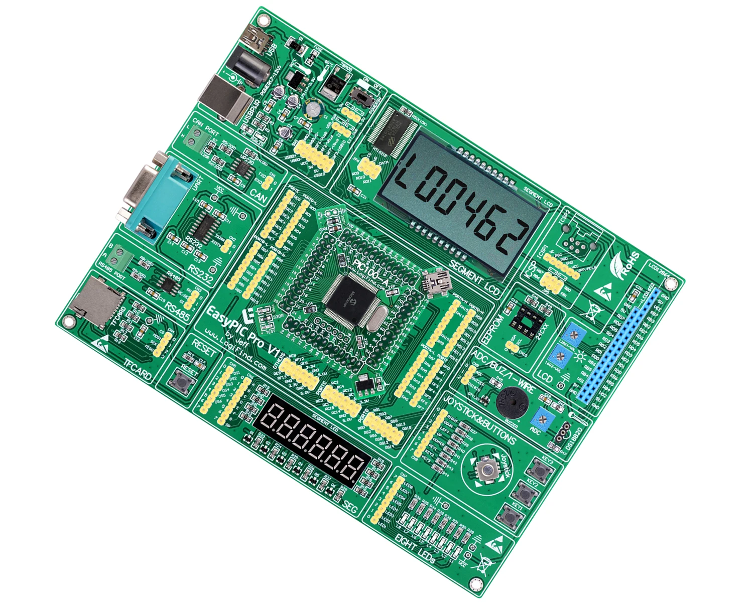 PIC Development Board easyPIC pro for dsPIC PIC24 PIC32 with PIC32MX795​F512L 