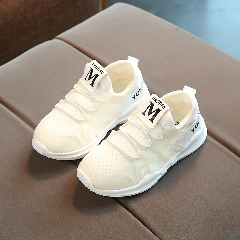 New Baby Girls Boys Breathable Mesh Running Shoes Children Casual Boys Shoes Infant Toddler Slip-On Kids Sneakers