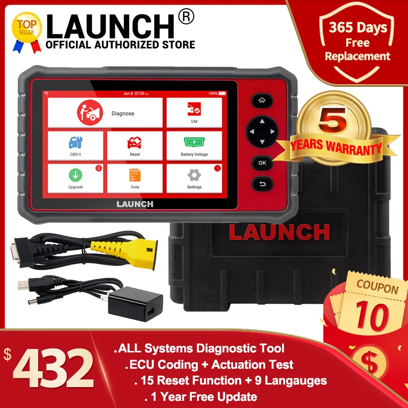 For Sale Obd2 Scanner Reader Diagnostic-Tool Launch X431 Auto-Code Crp909e Full-Systems Wifi OBDII aJjWY6Zl
