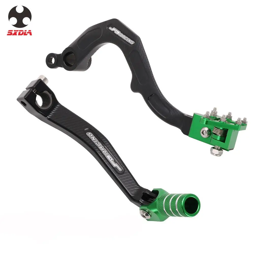 Мотоцикл части CNC ножной тормозной рычаг педаль для KAWASAKI KX450F 2006 2018 KX450 2020 KLX450R 2008 2019