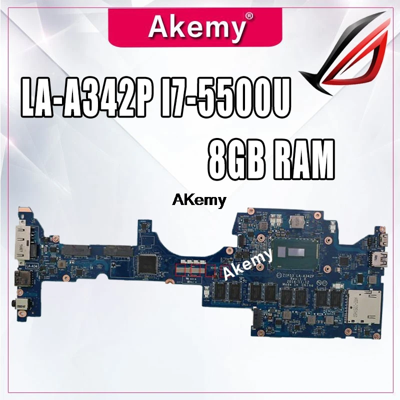 ZIPS3 LA-A342P Laptop Moederbord Voor Lenovo Yoga 12 S1 Test Originele Moederbord 8G-RAM I7-5500U ZIPS3 LA-A342P Laptop Moederbord Voor Lenovo Yoga 12 S1 Test Originele Moederbord 8G-RAM I7-5500U