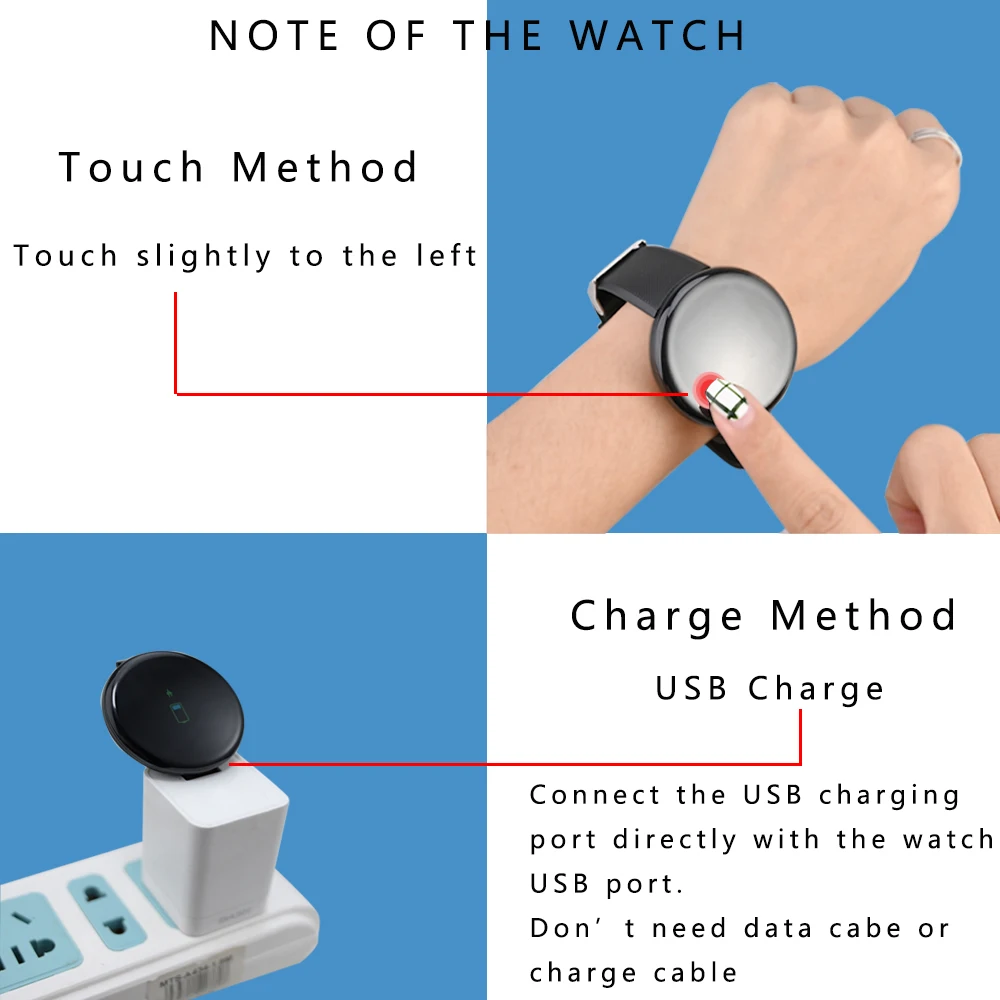 D18 Bluetooth Смарт-часы для мужчин и женщин, кровяное давление, умные часы, спортивный трекер, шагомер, 116 плюс, умные часы для Android IOS