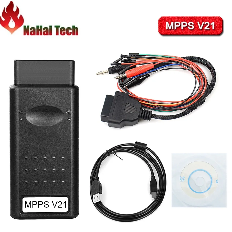 Профессиональный ECU Flasher Newest MPPS V21 V18 V16 MAIN + TRICORE MULTIBOOT с автоматическим Flasher|Кабели и