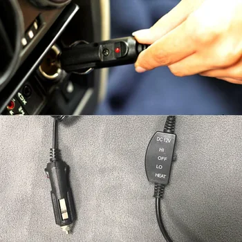 

Temperature Adjustable Solid 45W Soft Artificial Fleece 12V Throw Car Heating Blanket Warm Winter Fast Electric Outdoor Camping