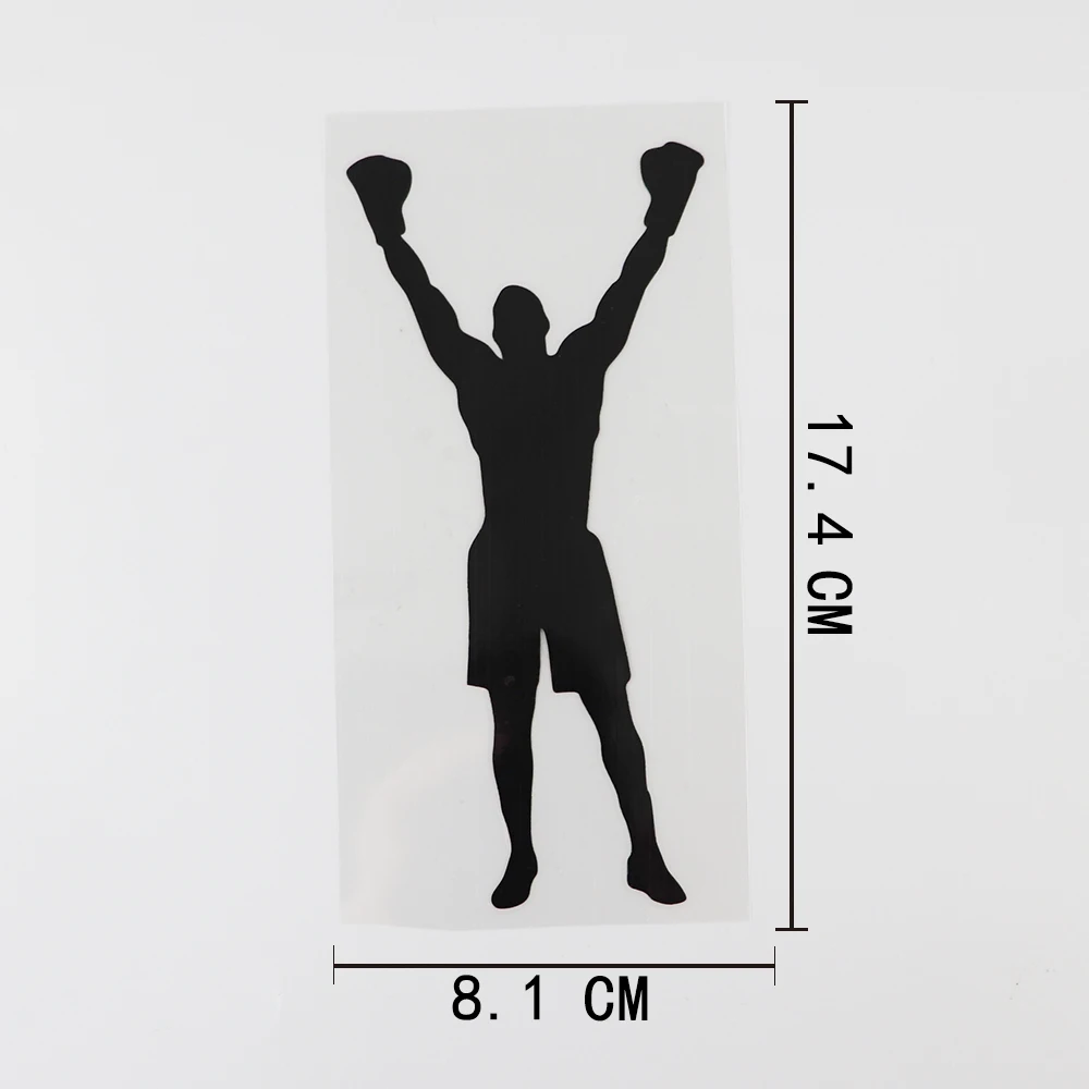8.1CMX17.4CM Cool Winner Champ Boxing Decal Vinyl Car Sticker Black/Silver 8A-1121 | Автомобили и мотоциклы