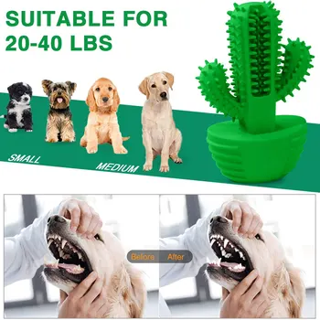 

Dog Teeth Cleaning Toys Rubber Toothbrush Stick Pets Dog Tooth Cleaner Tool HYD88