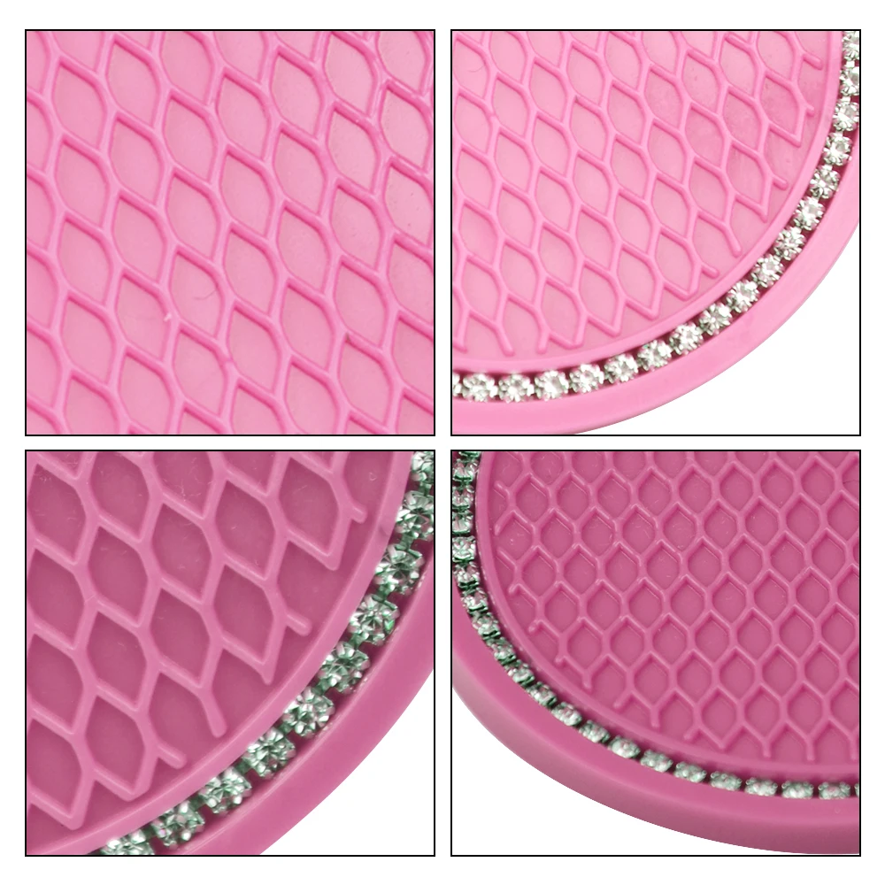 Car Coaster Water Cup Bottle Holder Anti-slip Pad Mat Silica Gel car coaster pads,cup holder coasters