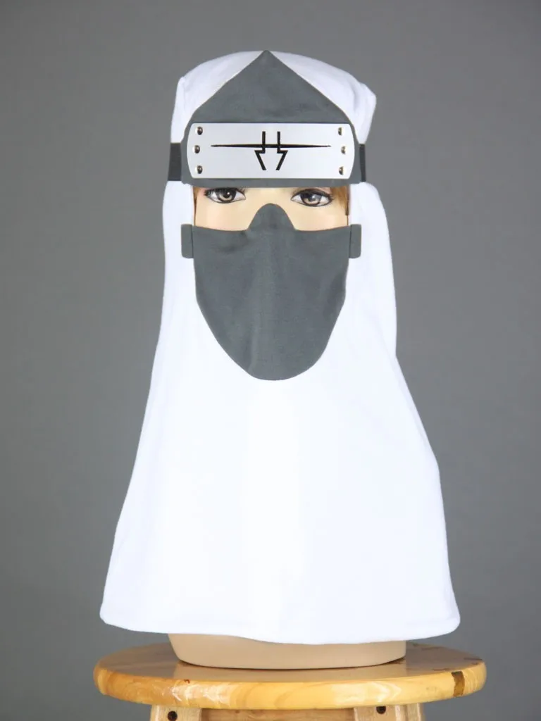 Наруто Akatsuki Какузу капот косплей маска ниндзя COS с капюшоном маски аксессуары
