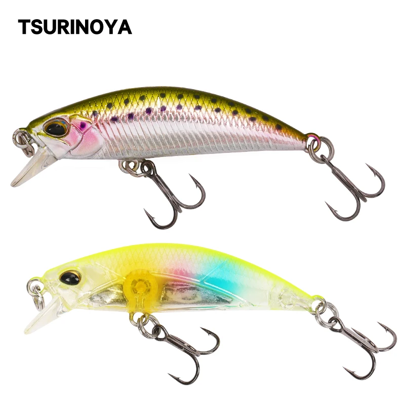 Твердая рыболовная приманка TSURINOYA в форме гольяна DW63 50 мм 5g тонущий водяной мини