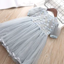 Платье для девочек; летнее платье принцессы