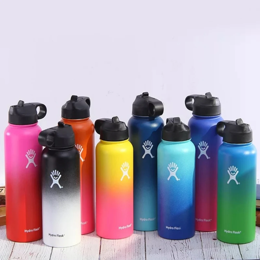 

Thermos cup Creative 304 stainless steel hydro Flask space pot outdoor large capacity insulation space cup gradient