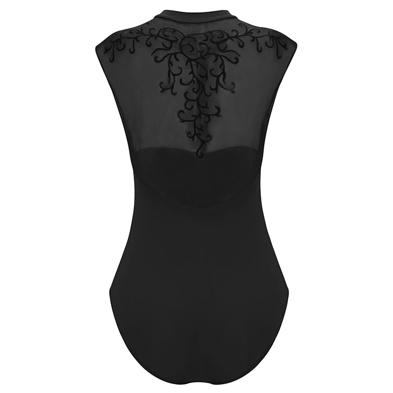 Ballet Leotard Adult Black Practice Dance Wear Women Aerobics