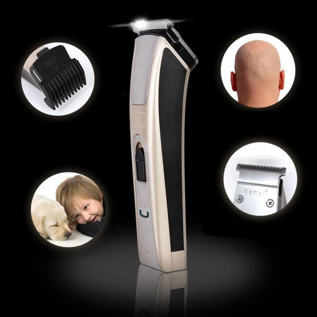  KM-5017 Electric Hair Clipper Trimmer Rechargeable for Men Child EUPlug Hair Shaving Machine Baldheaded Hair Clipper