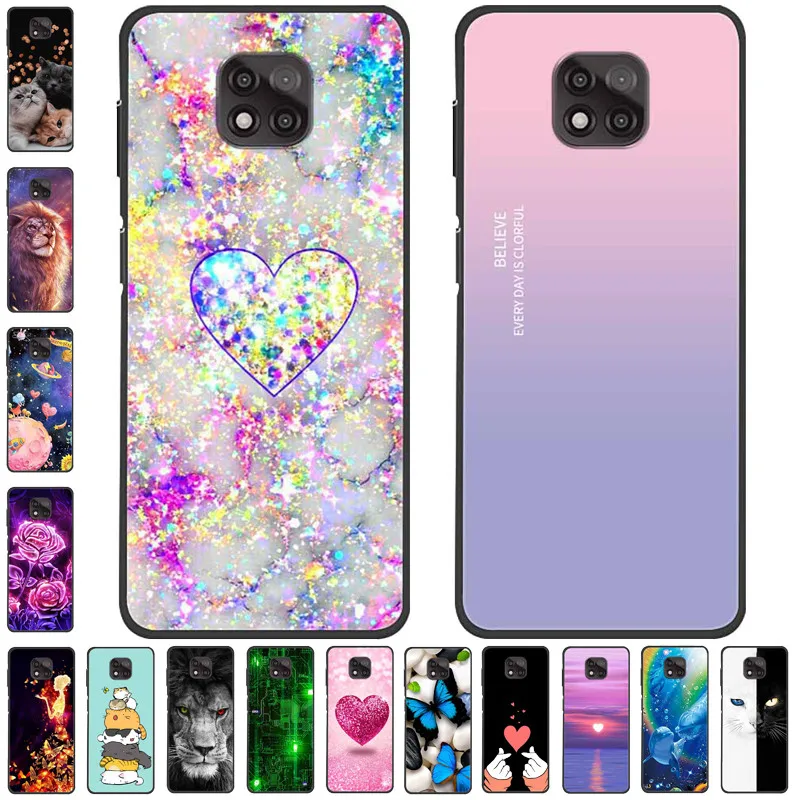 Butterfly Silicone Soft Phone Cover and Protector for Moto G Power and Play