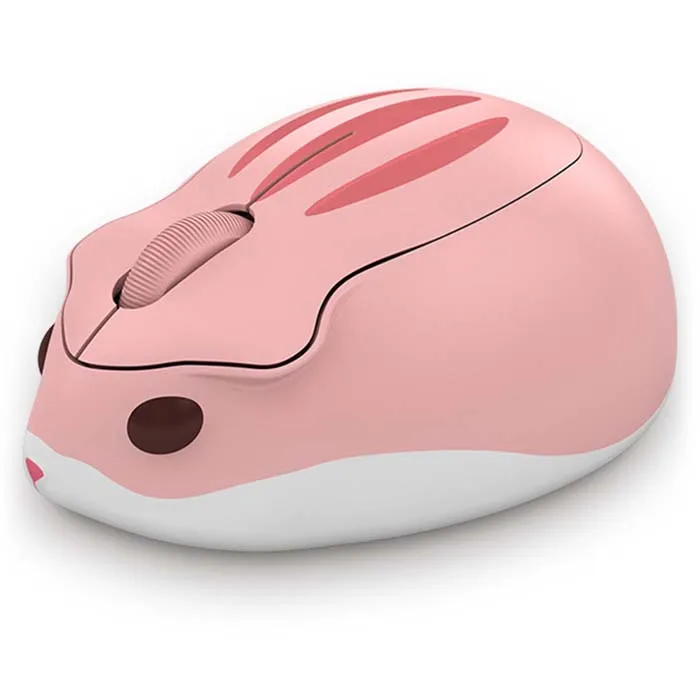 Pink AKKO WAIGUACP хомяк 2,4 ГГц Беспроводная мышь PMW3325 чип USB подключение мыши милая форма симметричная игровая мышь - Цвет: Pink