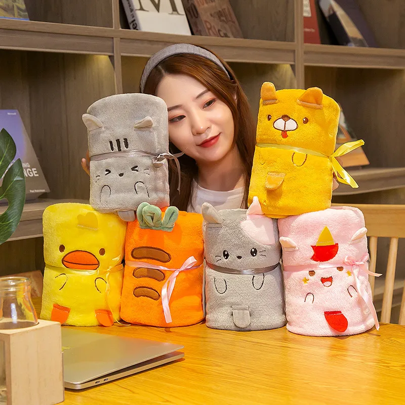 

1 шт., 100x80 см, фланелевое одеяло с рисунком динозавра, кота, моркови, ТВ, диван, одеяло, кондиционер, одеяло, ковер