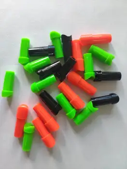 

100pcs/lot 3 Colors Half-moon Crossbow Bolts nocks for arrow Internal for Shaft ID 7.6mm OD 8.8mm for Hunting Archery