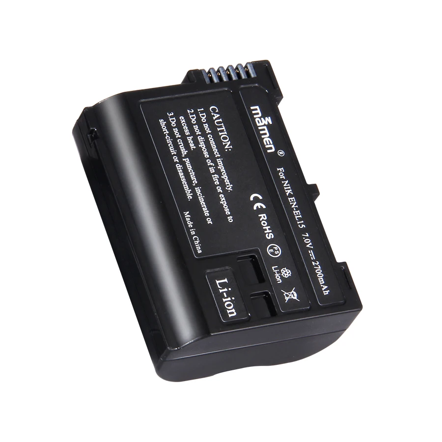Mamen EN EL15 ENEL15 LCD USB двойное зарядное устройство для цифровой камеры Nikon D610 D750 D7000 D500