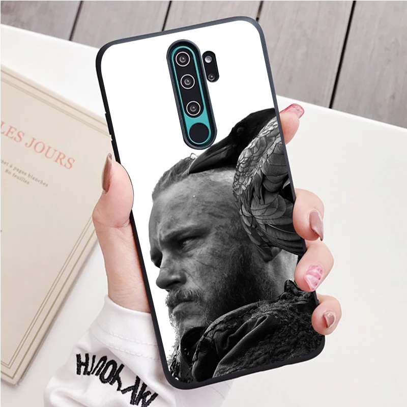 vikings Ragnar Lothbrok black Silicone Phone Case For Redmi note 9 8 7 Pro S 8T 7A Cover xiaomi leather case hard