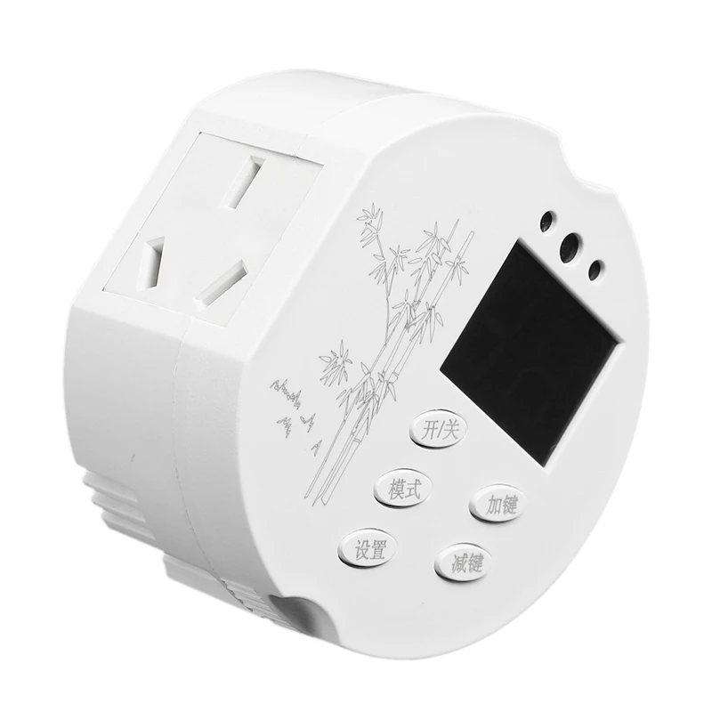 

220V Carbon Crystal Plate Thermostat Automatic Temperature Control Remote Temperature Control Switch Radiator Temperature Contro