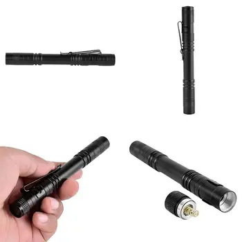 

Super Bright AAA Batteries Sporting Goods Home Accessory Bicycle Light Torch Durable Push Button Switch Pen Shape