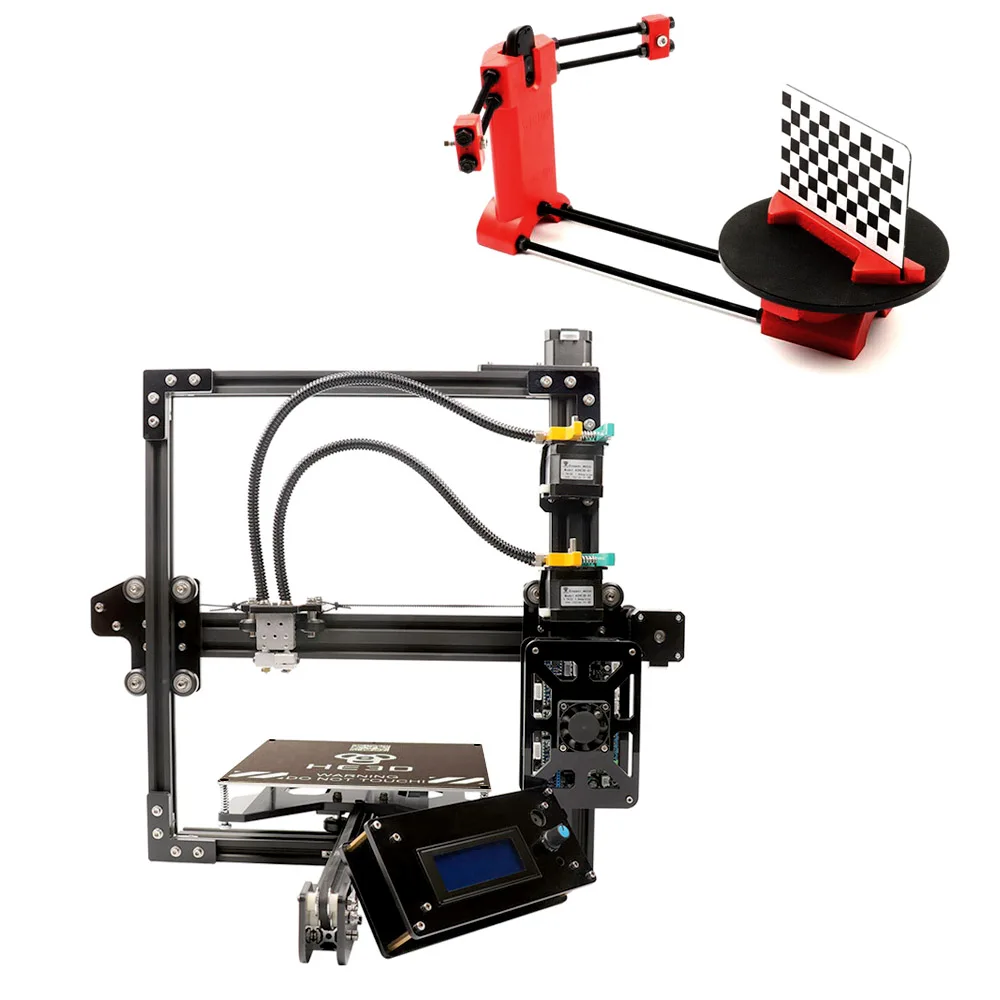 Двойной экструдер 2 дюйма выхода Reprap гибкий алюминиевый экструзионный комплект 3D