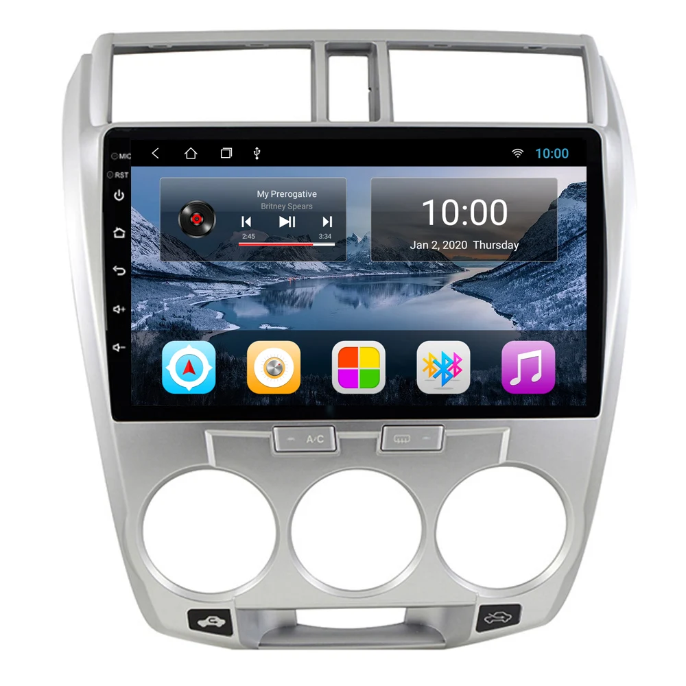 Roverone Android 12 Quad Core Car Radio Gps For Honda City 2008 2014