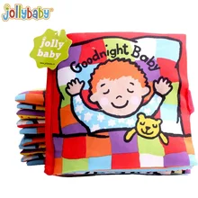 

Jollybaby Baby Soft Cloth Books Peek A Boo Fabric Activity Crinkly Books Educational Infant Baby Toys for Children