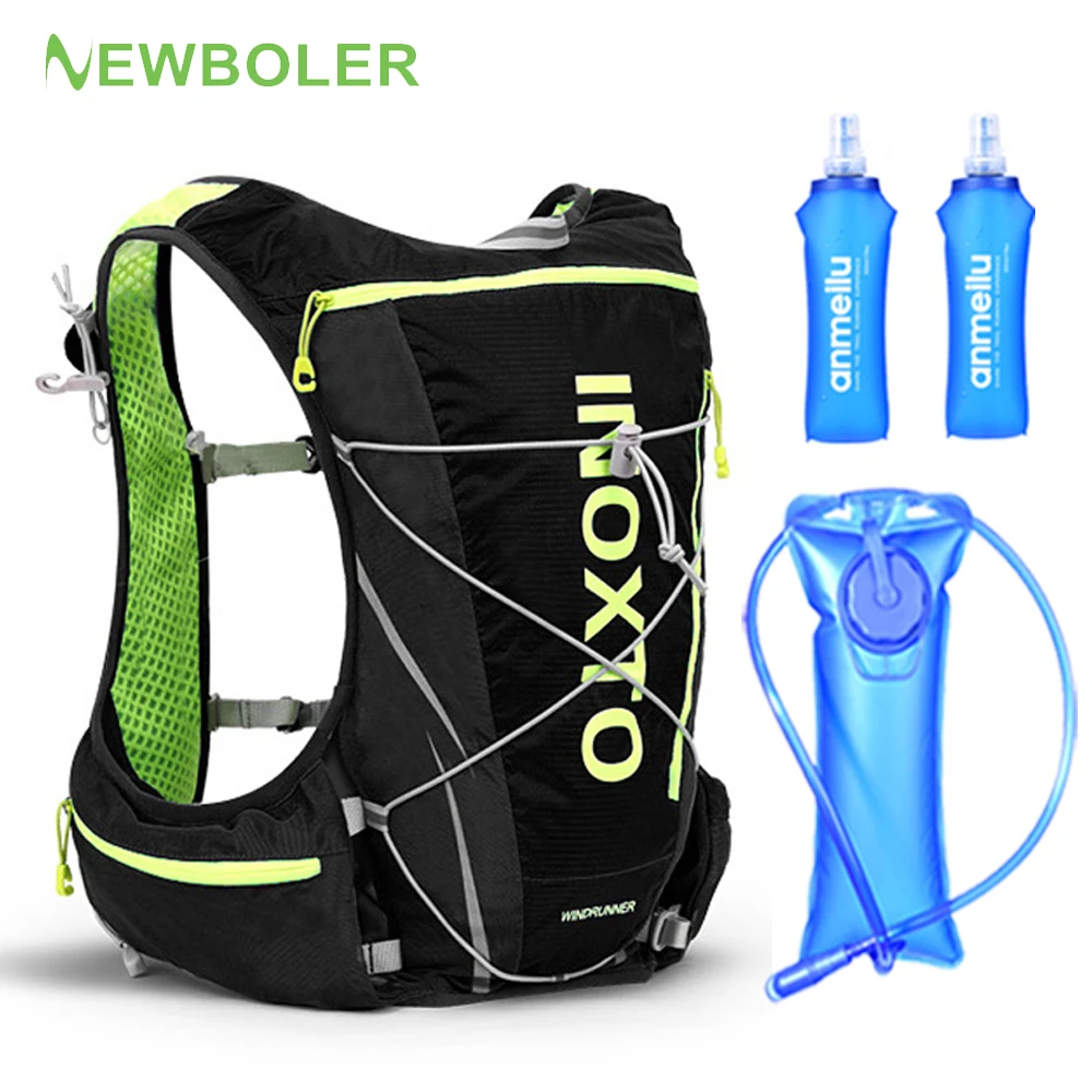 

NEWBOLER Lightweight Backpack Running Vest Nylon Bag Cycling Marathon Portable Ultralight Hiking 8L 10L