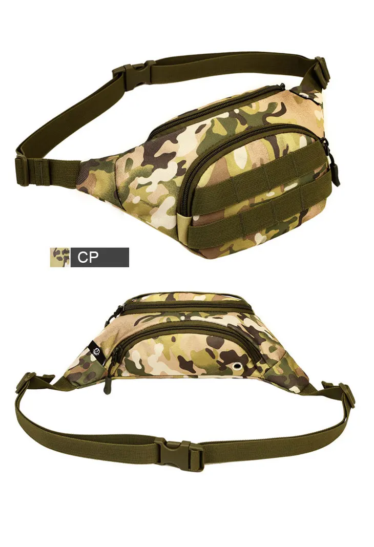 Уличные тактические сумки камуфляж Molle Охота Climibing Спортивные Сумки Карманы Водонепроницаемый походный портативный поясная сумка нейлон