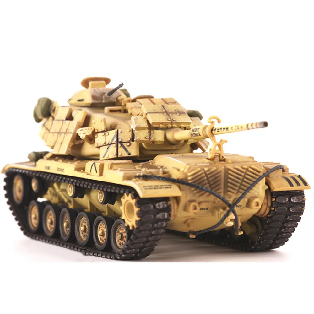 Модель основного боевого танка M60 M60A1 армейский Танк США 1/72 реактивный