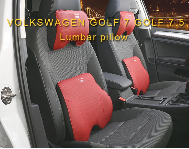 Для Volkswagen Golf 7 Golf 7,5 Автомобильная стильная Подушка, подушка для поясницы аксессуары для интерьера