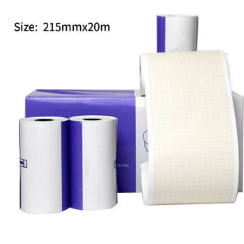 

Smooth Electrocardiograph Portable Recording Clear Sheets Roll Thermal Printer Paper ECG Machine Easy Apply Chart Durable