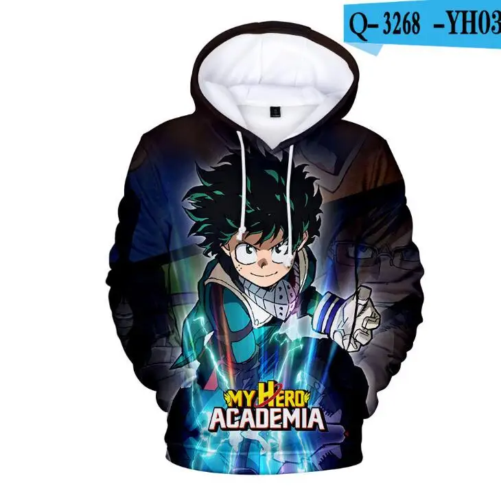 Bakugou Katsuki School Uniforms Cosplay Costume My Hero Academia 3D Printed Men Women Hoodies Sweatshirts Harajuku Pullovers - Цвет: 023
