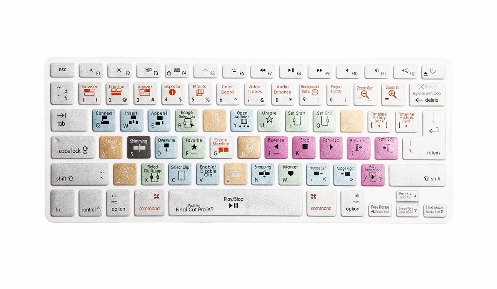 Прочная силиконовая накладка на клавиатуру для Macbook Air Pro Retina 13 15 17|keyboard cover skin|silicone