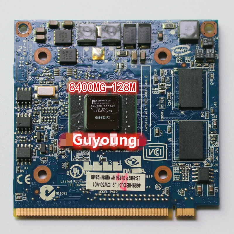 Для видеокарты GeForce 8400M GS 8400MGS DDR2 128MB graphics для acer Aspire 5920G 5520 5520G 4520 7520G 7520 7720G