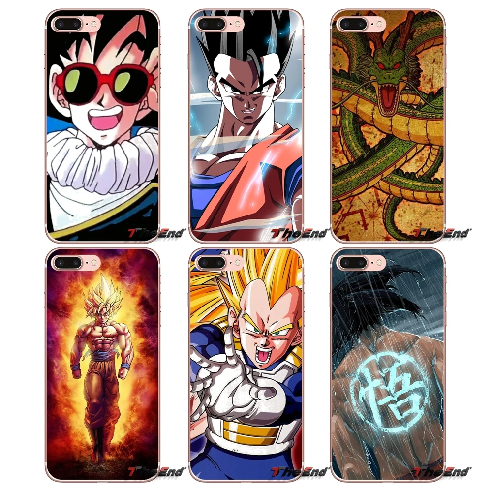 For Samsung Galaxy S9 Plus Note 8 One oneplus 5T Meizu M5s LG V30 HTC U11 Anime Vegeta Dragon Ball Z Son Gohan Case | Мобильные
