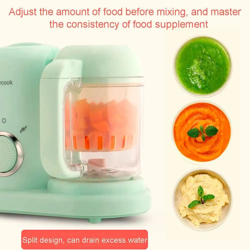 Electric Baby Food Maker Multifunction Children Food Cooking Maker Steamer Mixing Grinder Blenders Processor Juicing Stirring