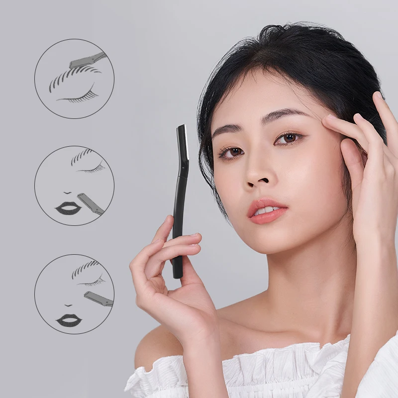 Afeitadora de cejas multiusos para hombre y mujer, 3 uds., cuchilla importada de Japón, afeitadora para cejas, Cuchilla de recorte de depilación