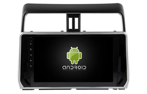 10," Android 9,0 Pie OS автомобильный мультимедийный навигатор gps радио для Toyota Land Cruiser Prado J150- со встроенным DSP