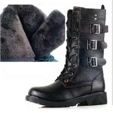 Осенние и зимние мотоциклетные ботинки в английском стиле; теплые и бархатные рабочие мужские военные ботинки