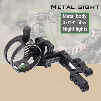 

Bow and arrow sight recurve bow sight sight hunting bow five needle sight sight night hunting use