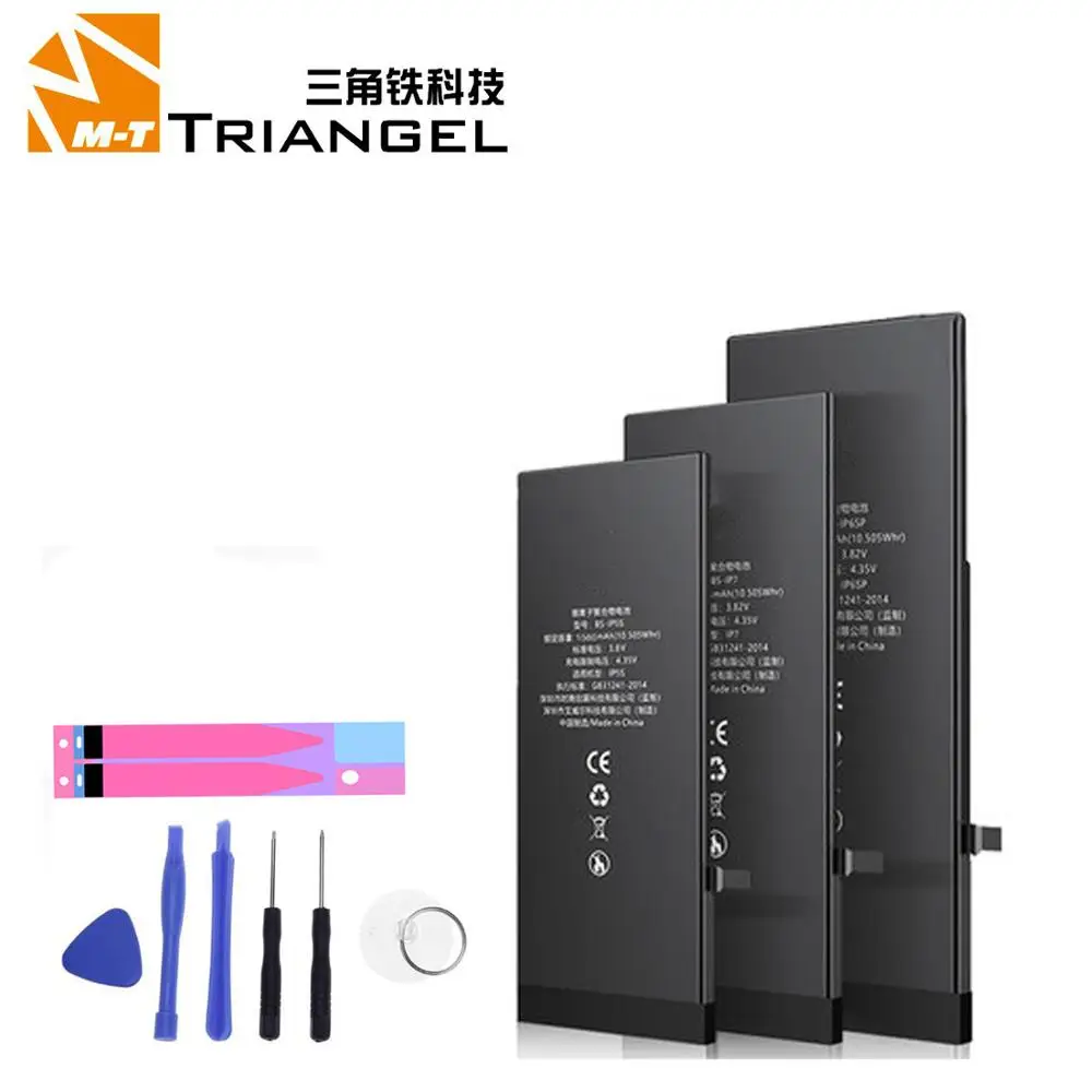 

Mobile Phone Battery For Apple iPhone 6S 6 7 5S 5 battery Replacement Batterie High Capacity Internal Bateria Refurbished