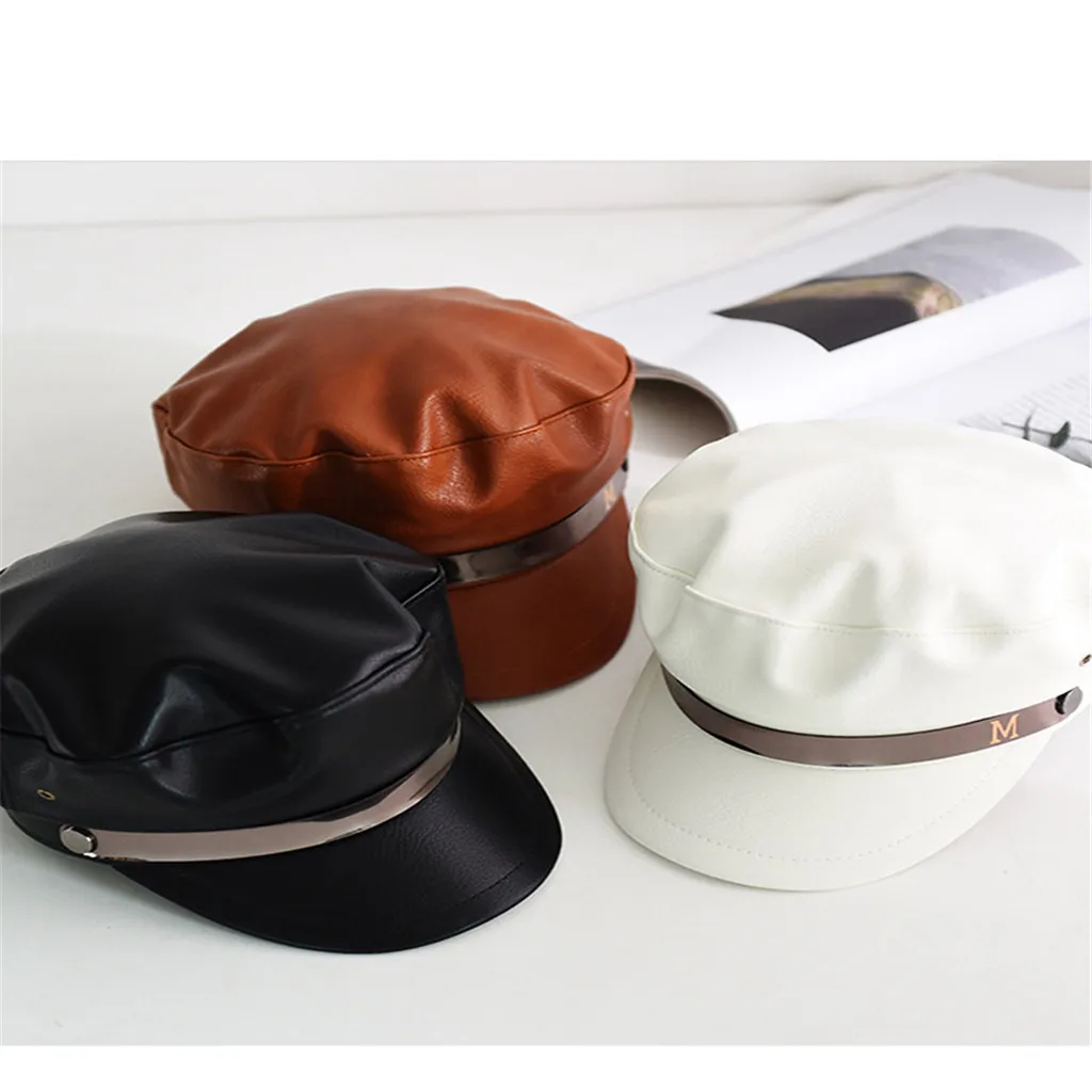 Шляпа-ведро, берет, простые цвета, женская, женская, модная шляпа на зиму осень, шапки для женщин, кепка для газетчика, бейсболка Hombre
