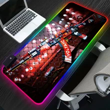 80x30cm CS GO tapis de souris de jeu RGB LED XL grand ordinateur tapis de souris Gamer Star Wars bureau clavier tapis tapis pour PC portable anti-dérapant