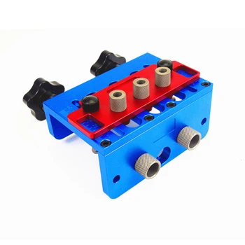 

Woodworking three-in-one punch locator,Woodworking tool,Woodworking Positioning drilling Kit DIY Tool