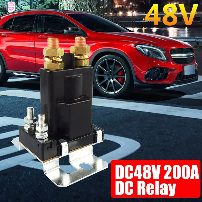 Direct Current Relay Relay Professional Contactor Electrical Control System Telecommunication Equipment 200A DC 48V Protective