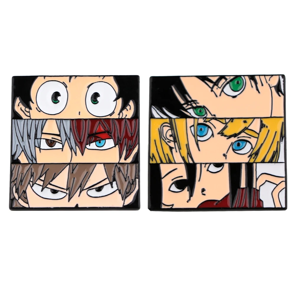  Cute My Hero Academia Lapel Pins for Backpacks Briefcase Badges With Anime Manga Brooches Accessories Jewelry Japanese | Украшения и